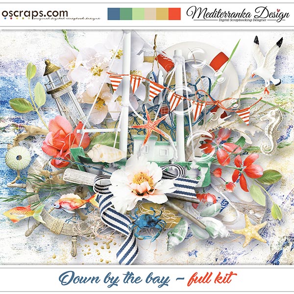 New Digital Scrapbooking Supplies Each Week at Oscraps