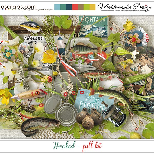 New Digital Scrapbooking Supplies Each Week at Oscraps