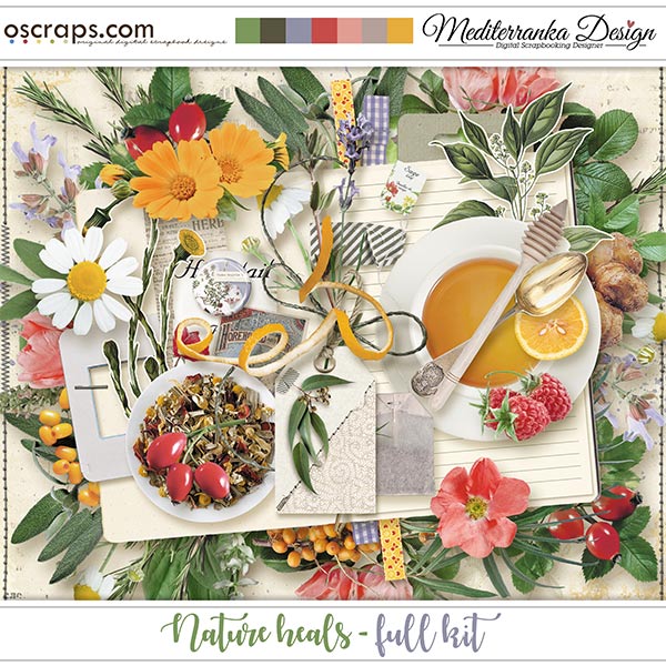 New Digital Scrapbooking Supplies Each Week at Oscraps