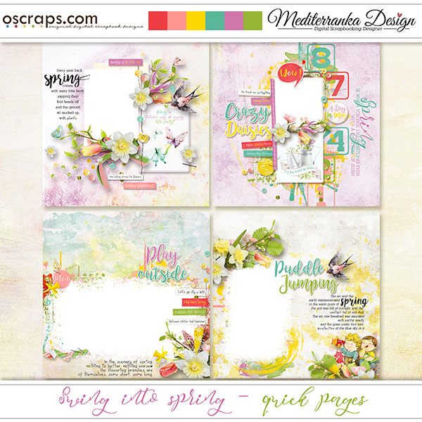 New Digital Scrapbooking Supplies Each Week at Oscraps