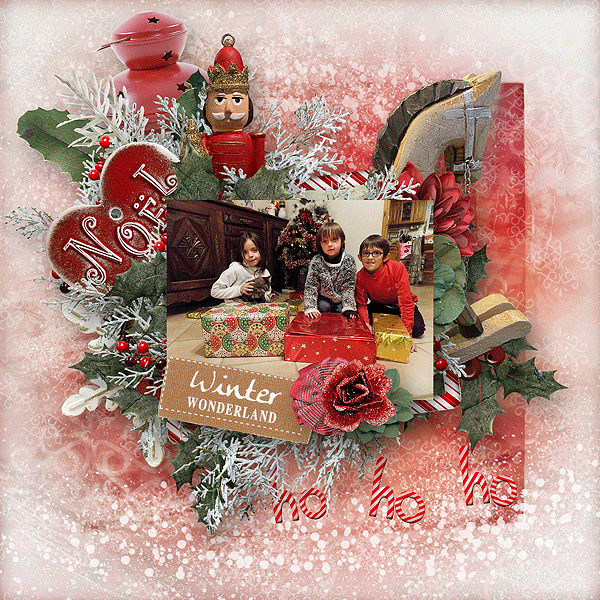 Digital Scrapbook Pack  My Wonderful Christmas Kit by Xuxper