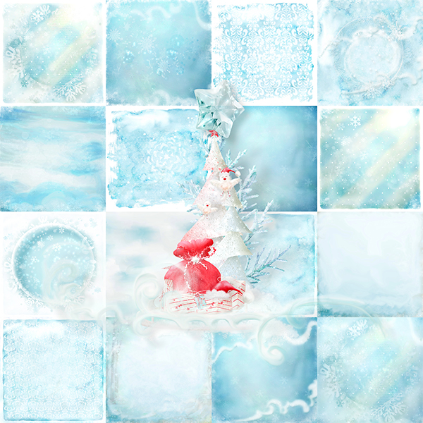 Christmas Spirit Digital Scrapbooking Kit by NLD Designs