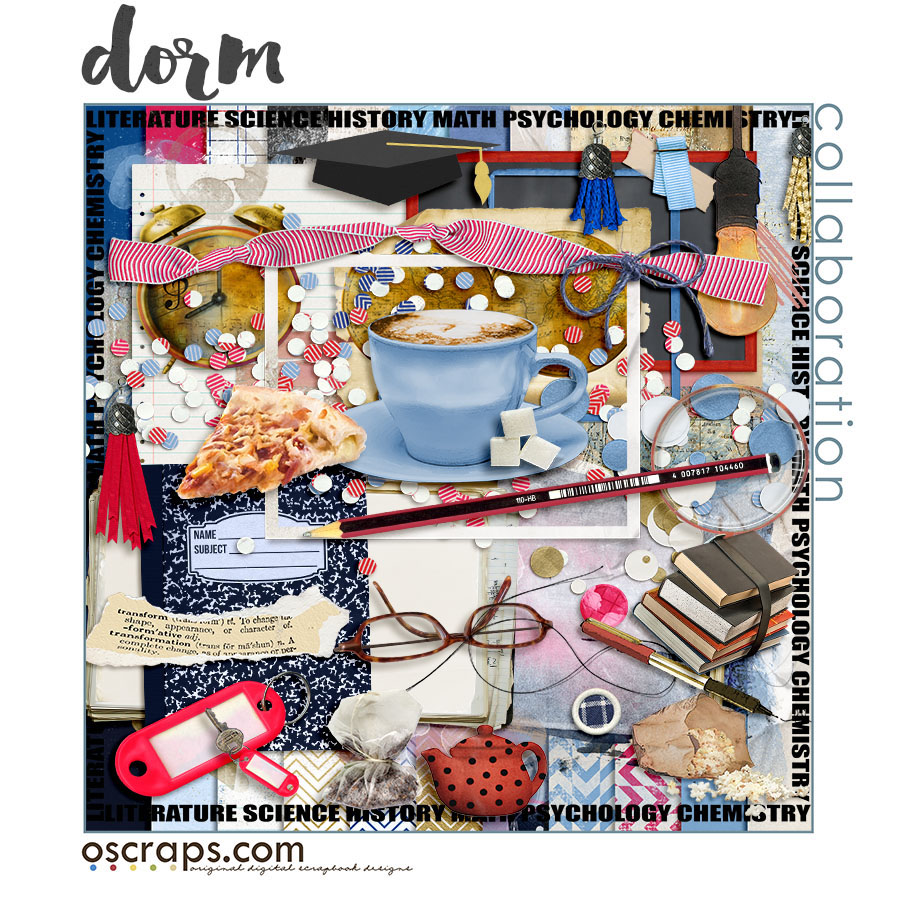 New Digital Scrapbooking Supplies Each Week at Oscraps