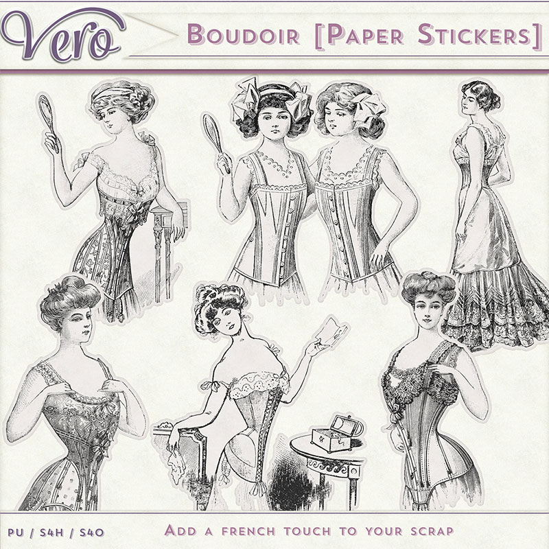 Boudoir Digital Scrapbook Mega Collection Vero Oscraps