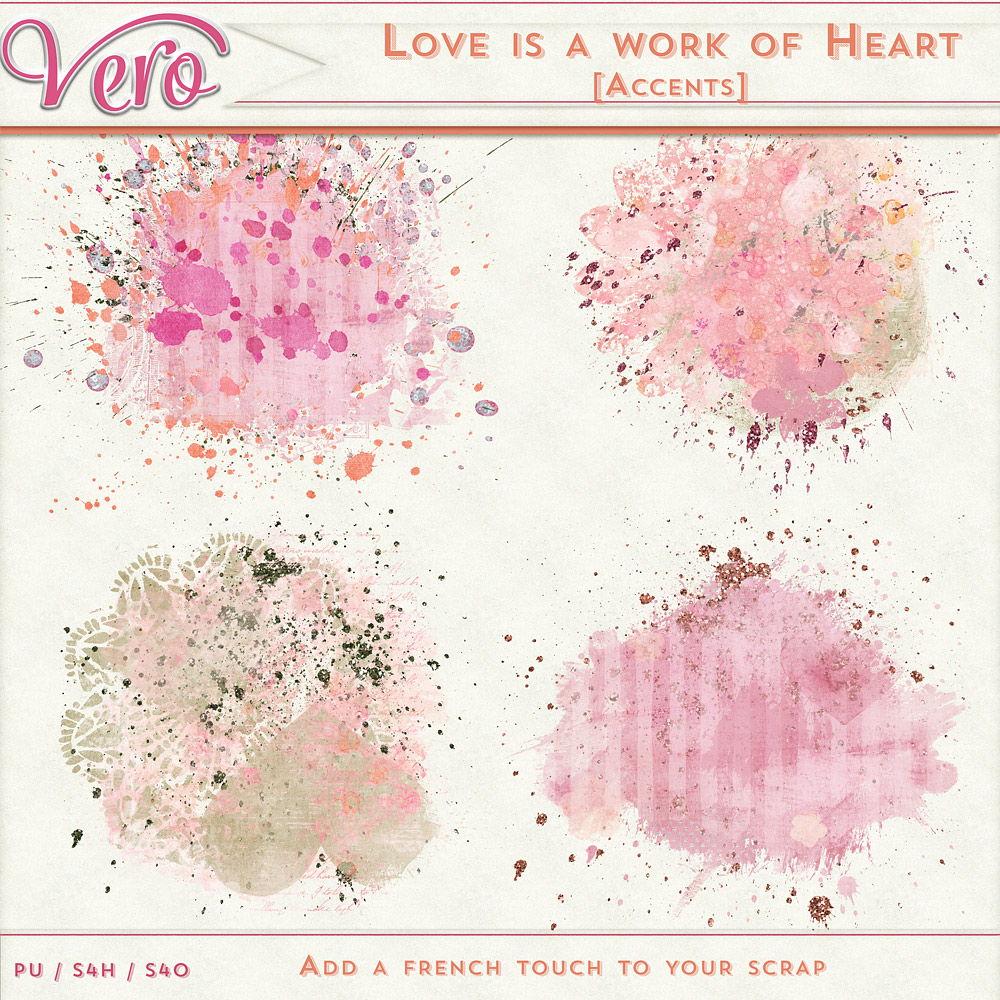 Love Is A Work of Heart Accents