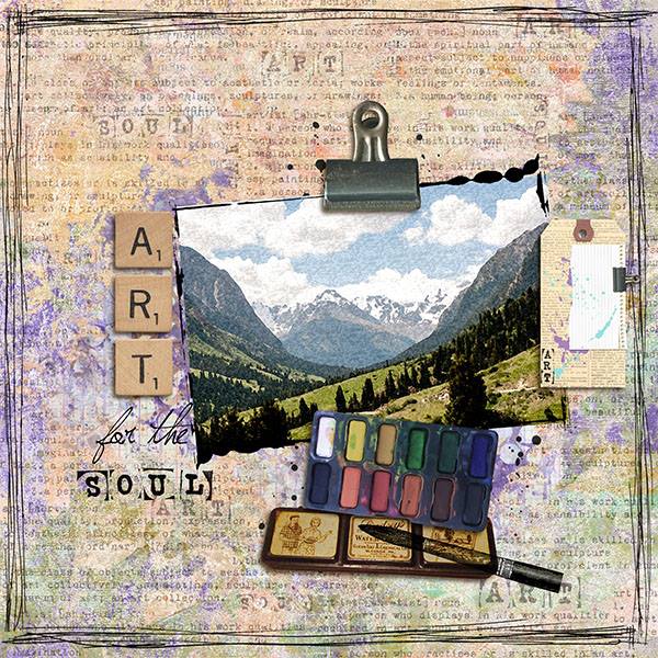 Art for the Soul by Vicki Robinson Sample Layout 16