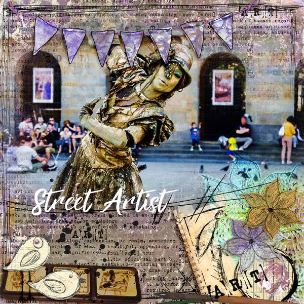 Art for the Soul by Vicki Robinson Sample Layout 2