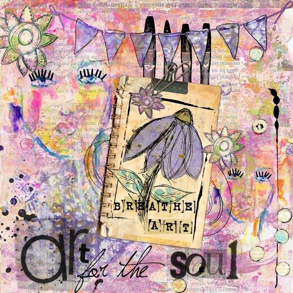 Art for the Soul by Vicki Robinson Sample Layout 5