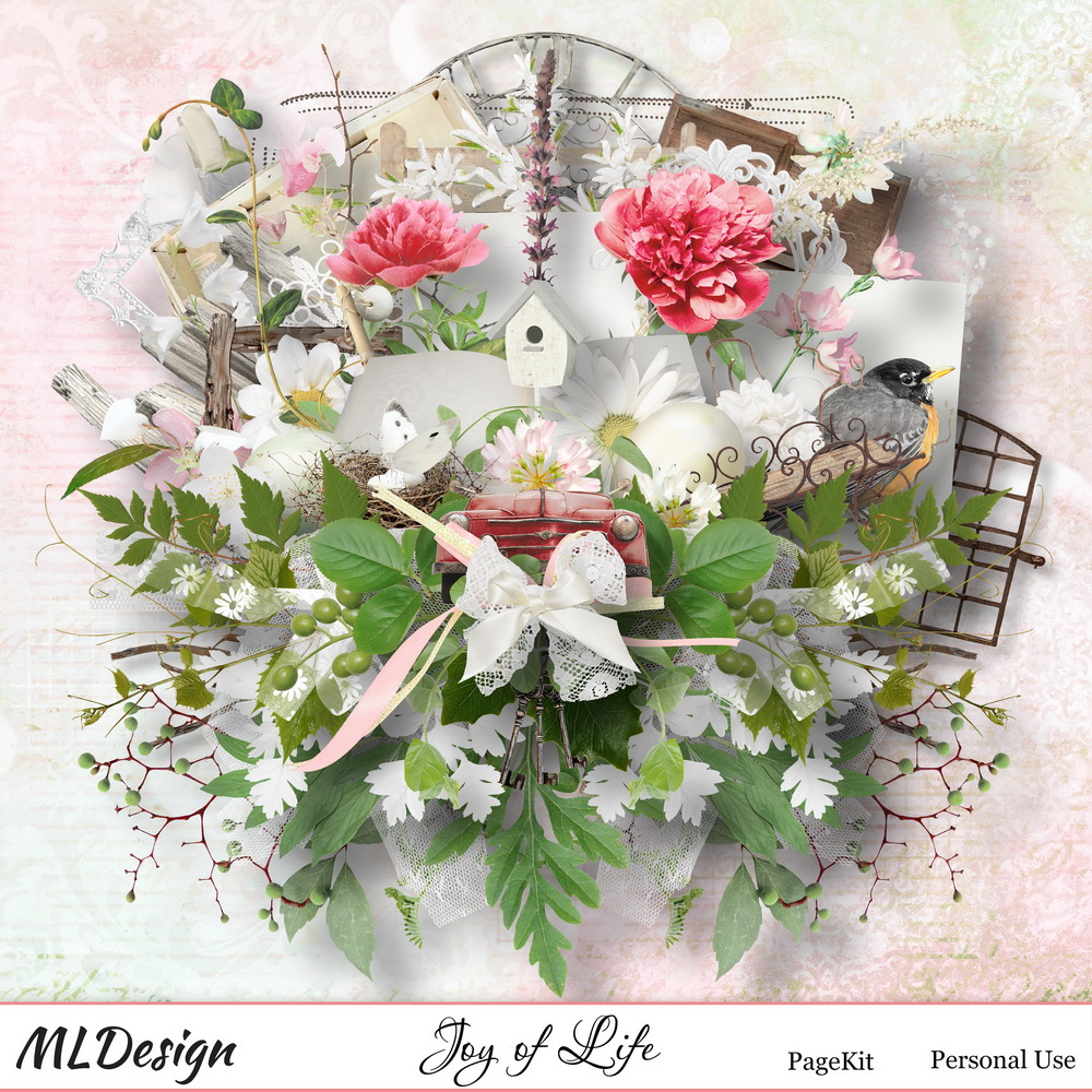 Joy of Life Digital Scrapbook Kit by MLDesign
