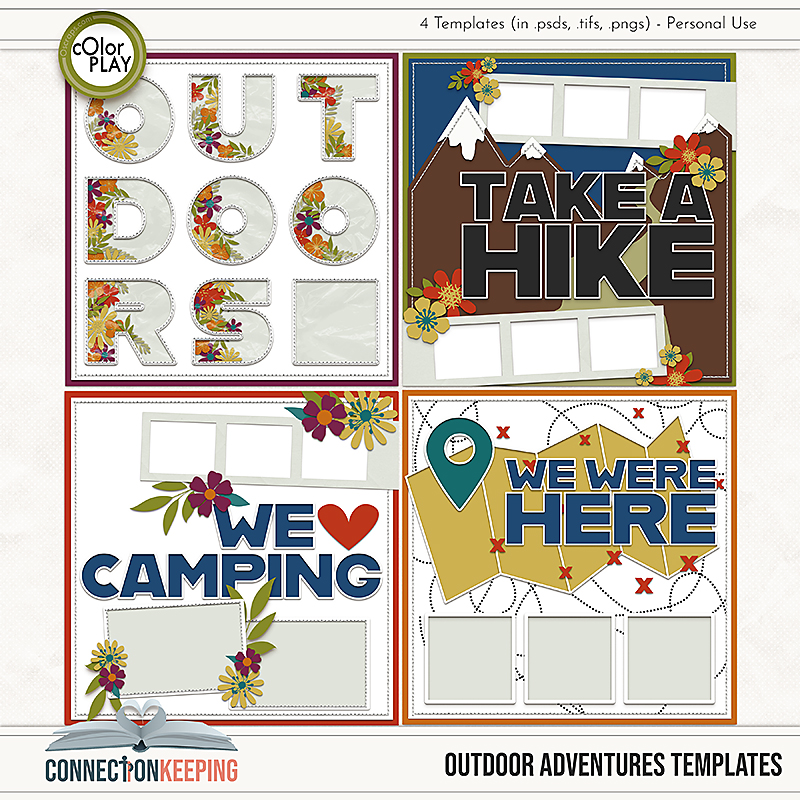 Adventure Scrapbook Layouts  Vacation scrapbook, Camping scrapbook  layouts, Scrapbook design layout