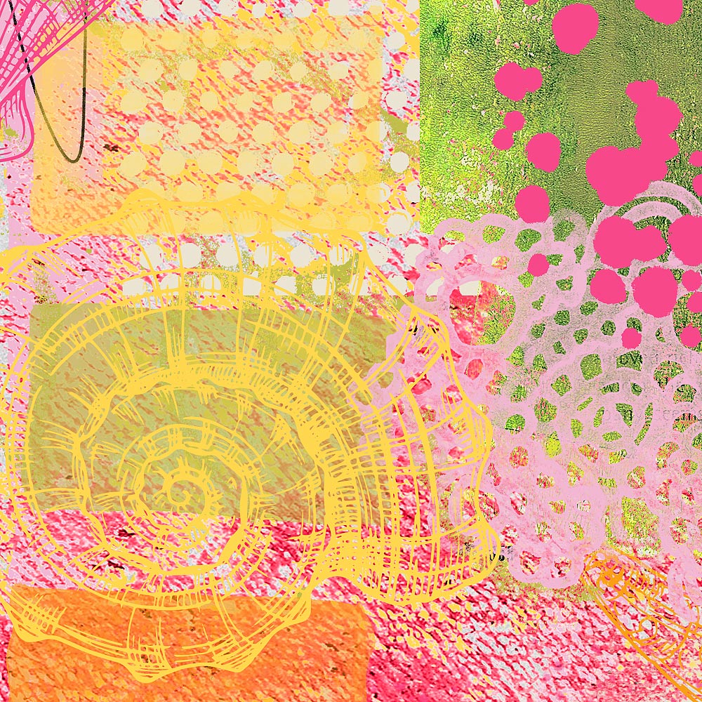 Sweet Summer Sun: Mixed Media Paper by Mixed Media by Erin