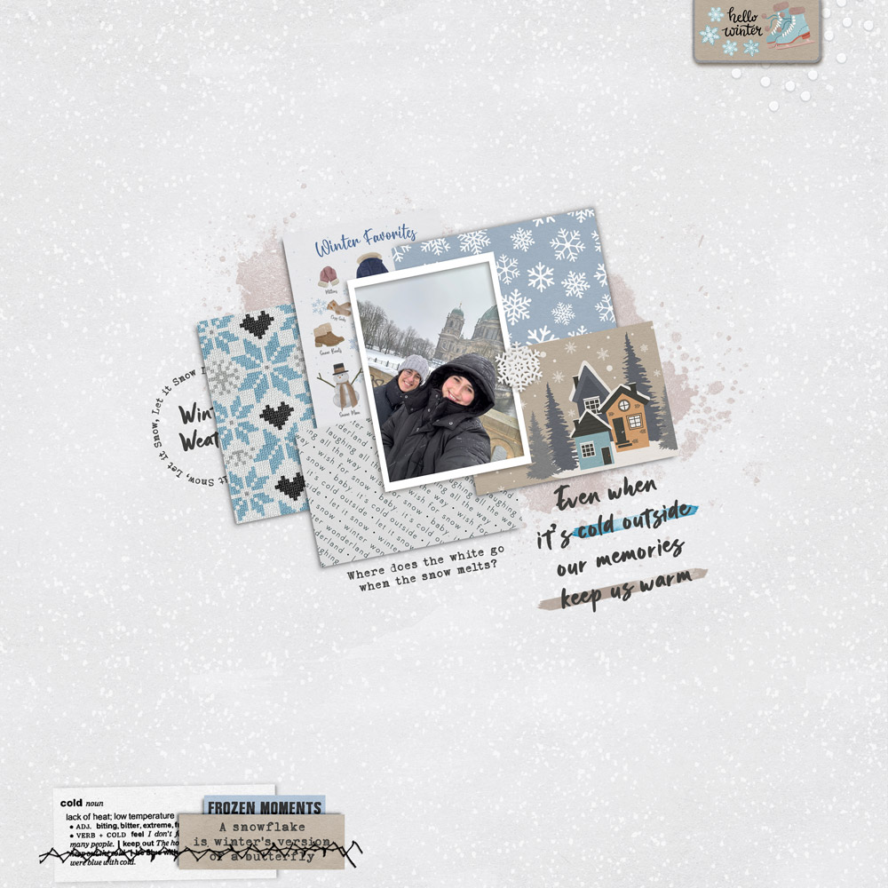 Digital Scrapbook Pack, Scrap Your Story Layered Templates 01 by Lilach  Oren