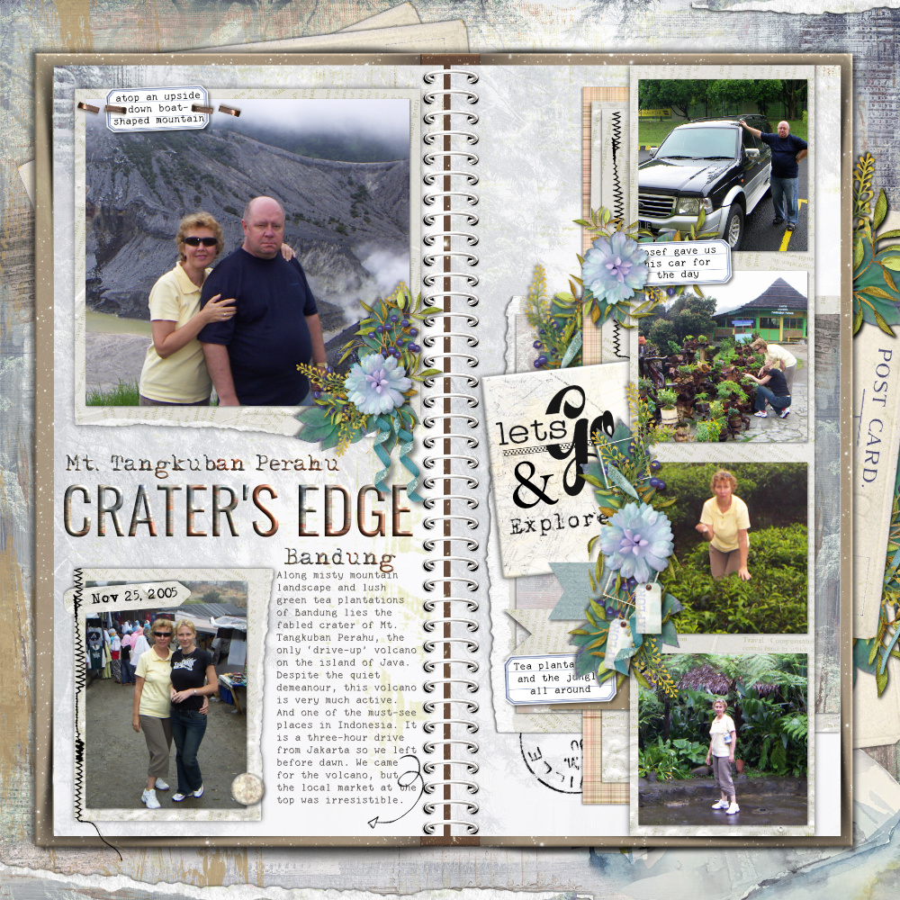 Ready to Explore Digital Scrapbook by Karen Schulz Page Layout