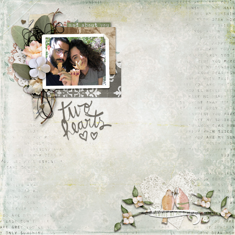 Digital Scrapbook Pack, Scrap Your Story Layered Templates 01 by Lilach  Oren