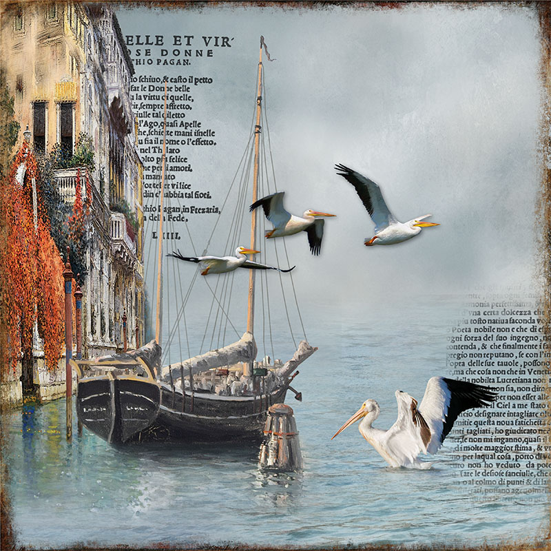 Venice Style by Lynne Anzelc Digital Art Layout by Lynne 06