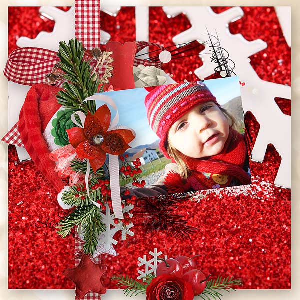 Digital Scrapbook Pack  Merry Christmas Kit by Xuxper Designs