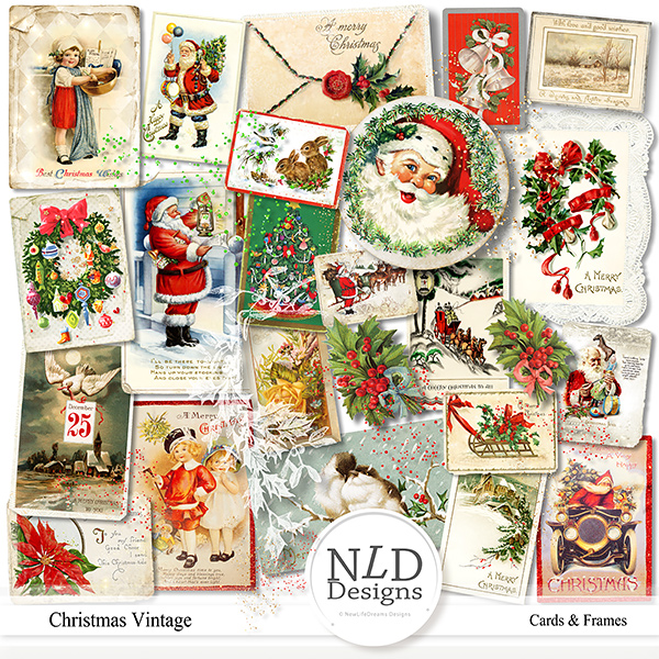 Christmas Spirit Digital Scrapbooking Kit by NLD Designs