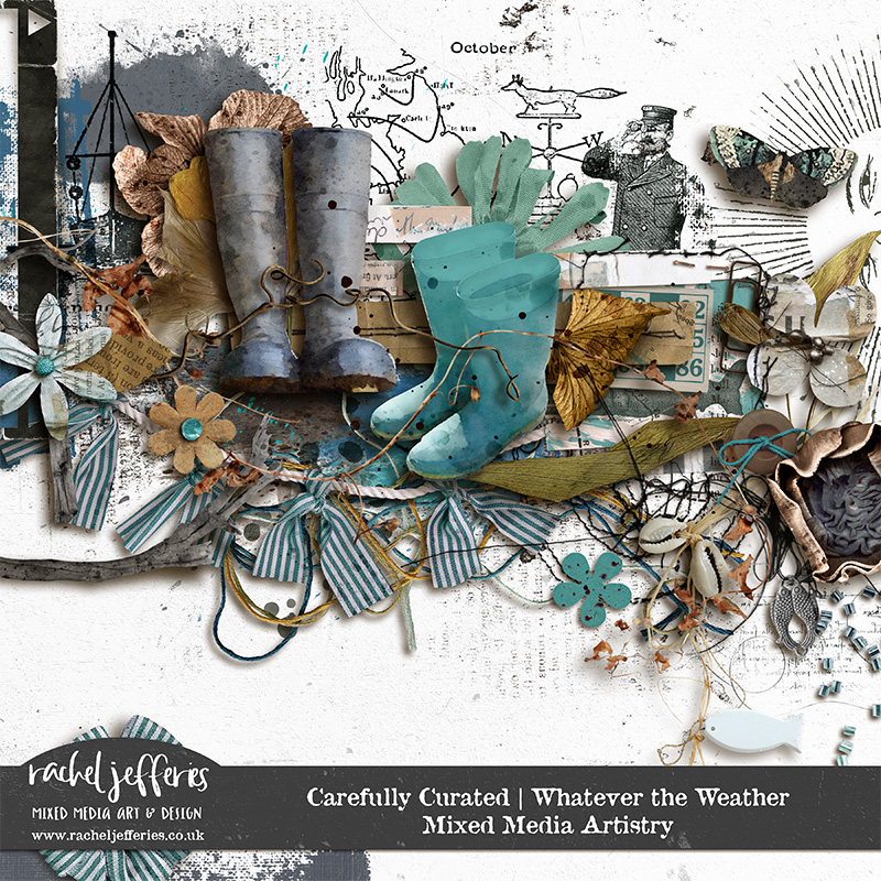 Carefully Curated | Whatever the Weather Digital Art Mixed Media by Rachel Jefferies