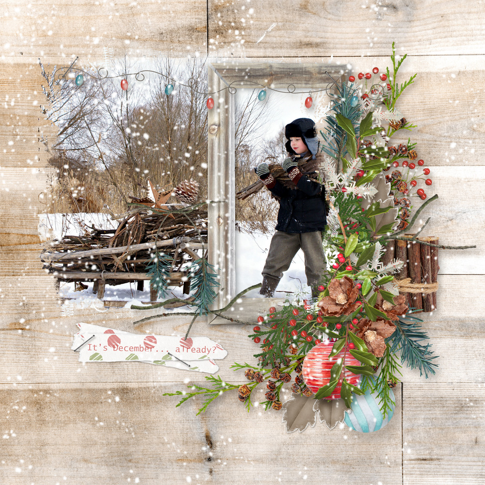 This is Me December by Karen Schulz Designs Digital Art Layout 04 by Linda C