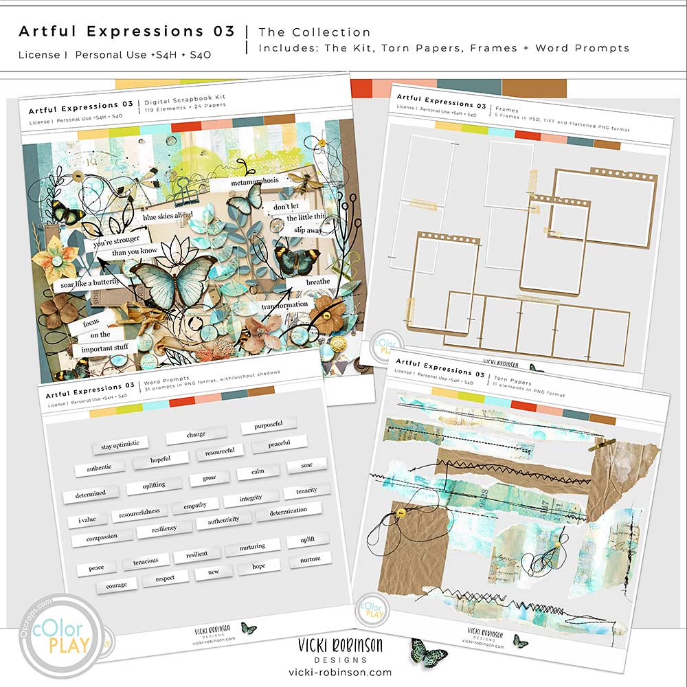 Artful Expressions 03 Collection by Vicki Robinson