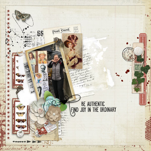 Ticket to Anywhere Digital Scrapbook Layout 02 by julie