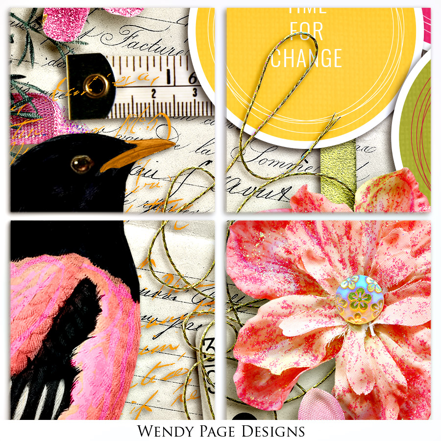 Changes closeup by Wendy Page Designs