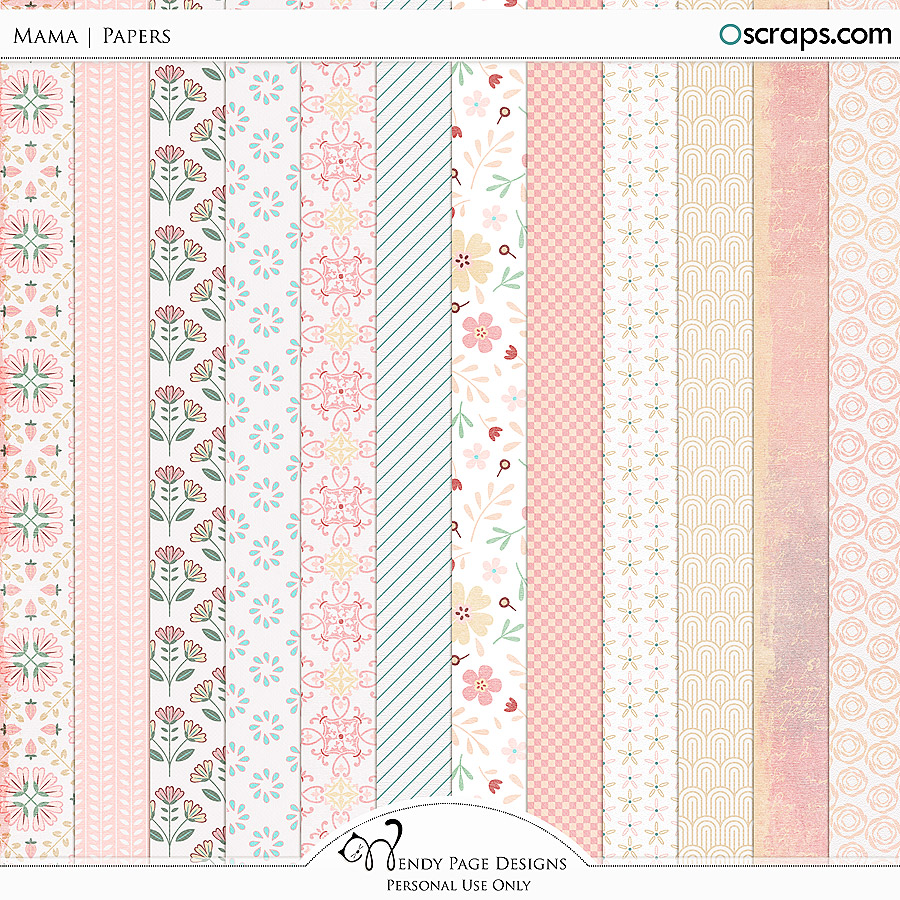 Mama Papers by Wendy Page Designs