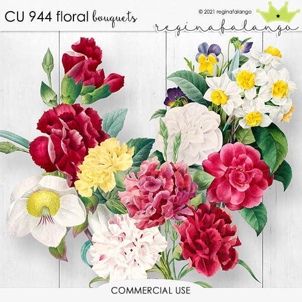 CU 944 FLORAL bouquets