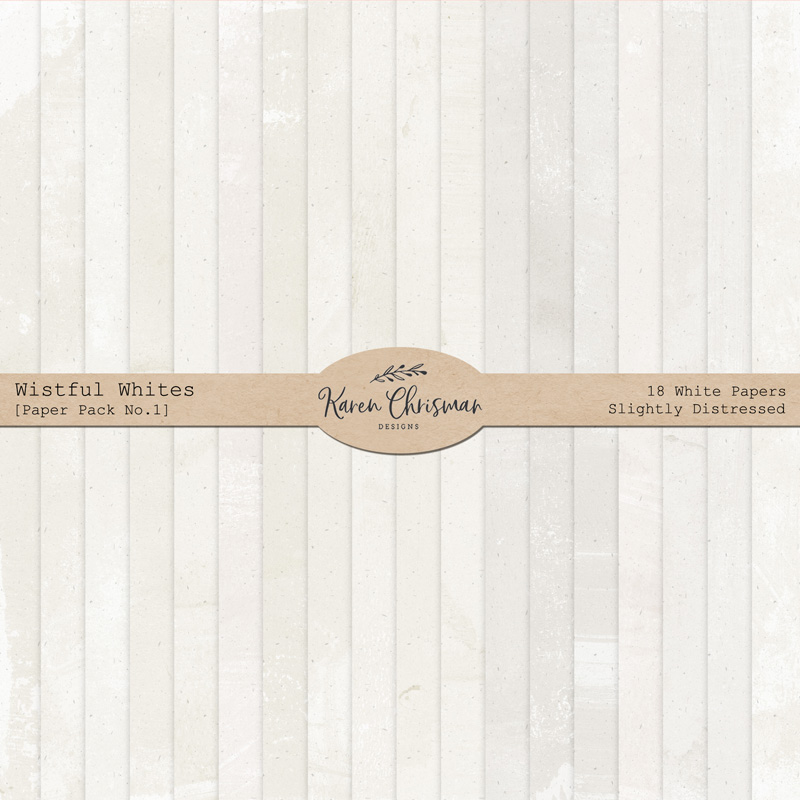 Wistful Whites Solid Papers by Karen Chrisman