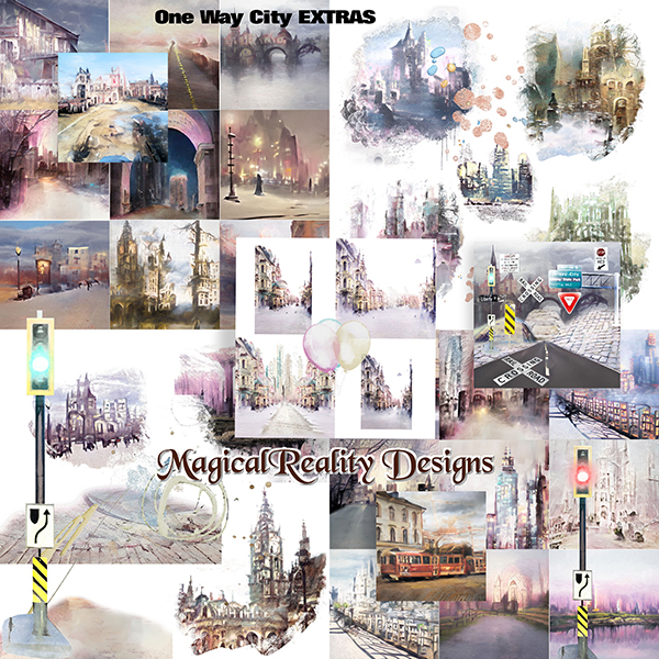 One Way City Extras by MagicalReality Designs