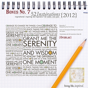 52 Inspirations :: 2012 Bonus No. 7