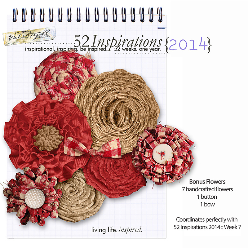 52 Inspirations 2014 - Bonus - Flowers for week 7