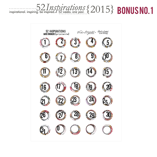 52 Inspirations :: 2015 {Christmas) Bonus