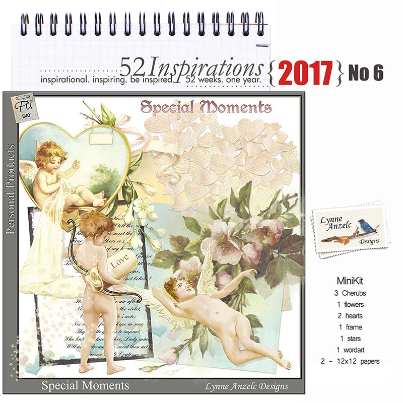 52 Inspirations 2017 No 06 Special Moments Mini Kit by Lynne Anzelc