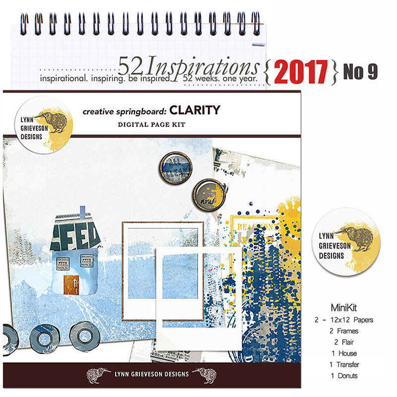 52 Inspirations 2017 No 09 Clarity Mini Kit by Lynn Grieveson
