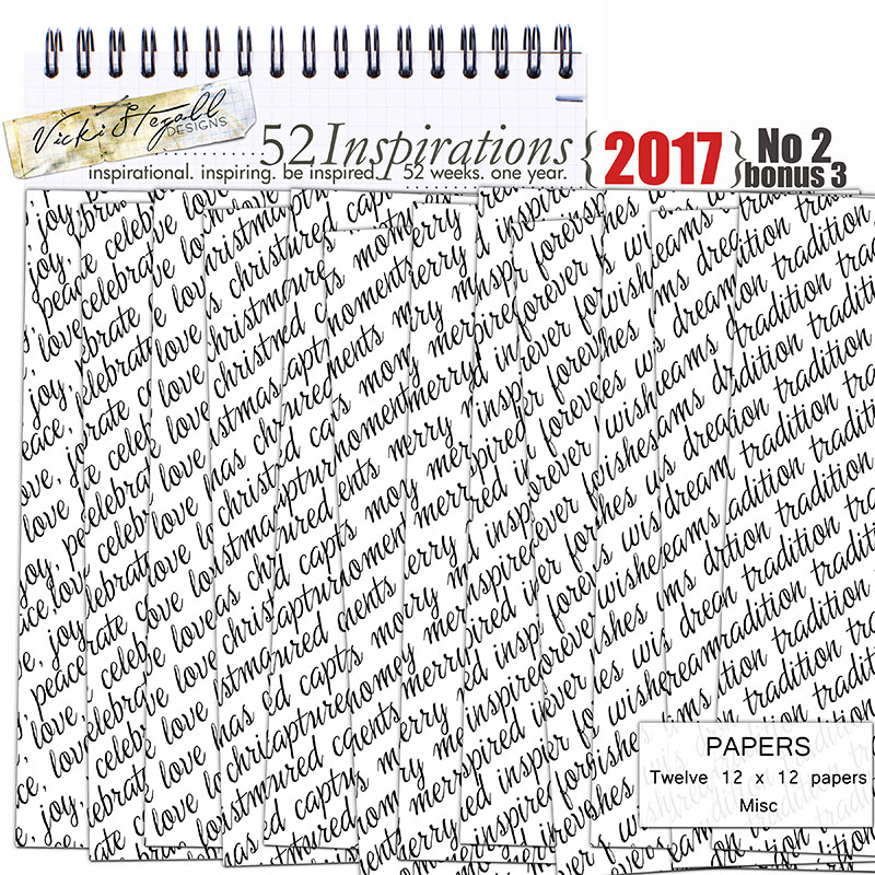 52 Inspirations 2017 No 02 Bonus Backgrounds 03 by Vicki Stegall