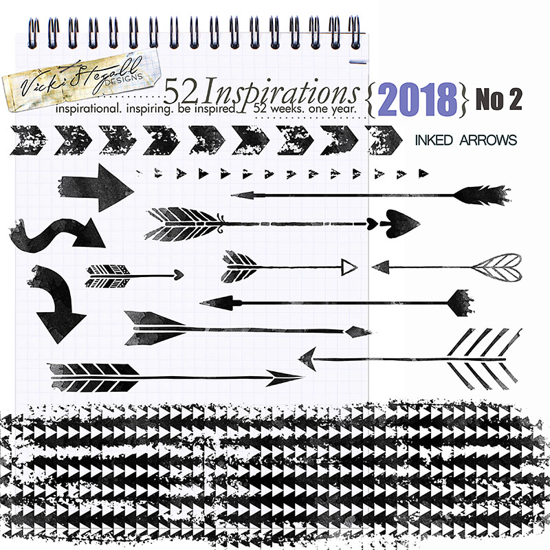 52 Inspirations 2018 - no 2 - Inked Arrows