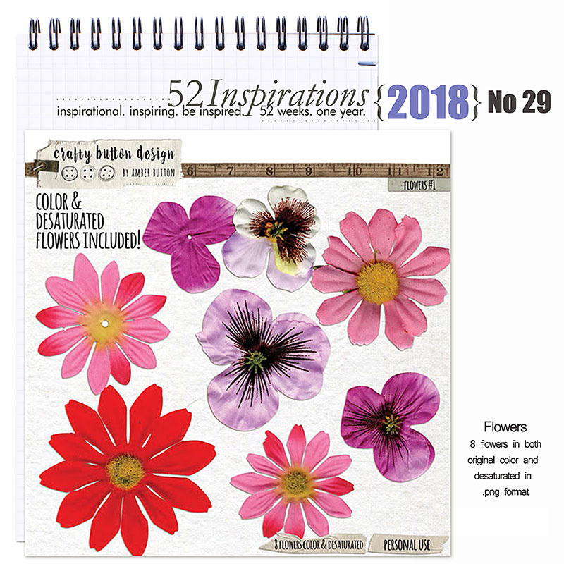 52 Inspirations 2018 No 29 Flowers no 1