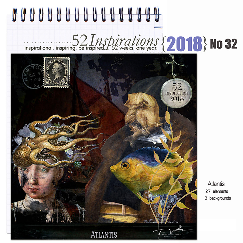 52 Inspirations 2018 no 32 :: Atlantis by Foxeysquirrel