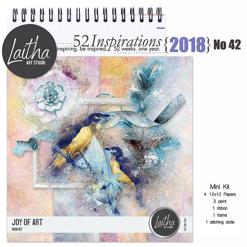 52 Inspirations 2018 no 42 Joy of Art by Laitha