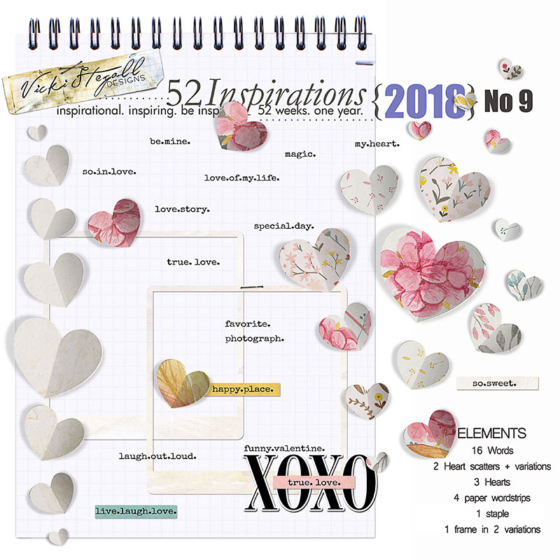 52 Inspirations 2018 - no 9 hearts