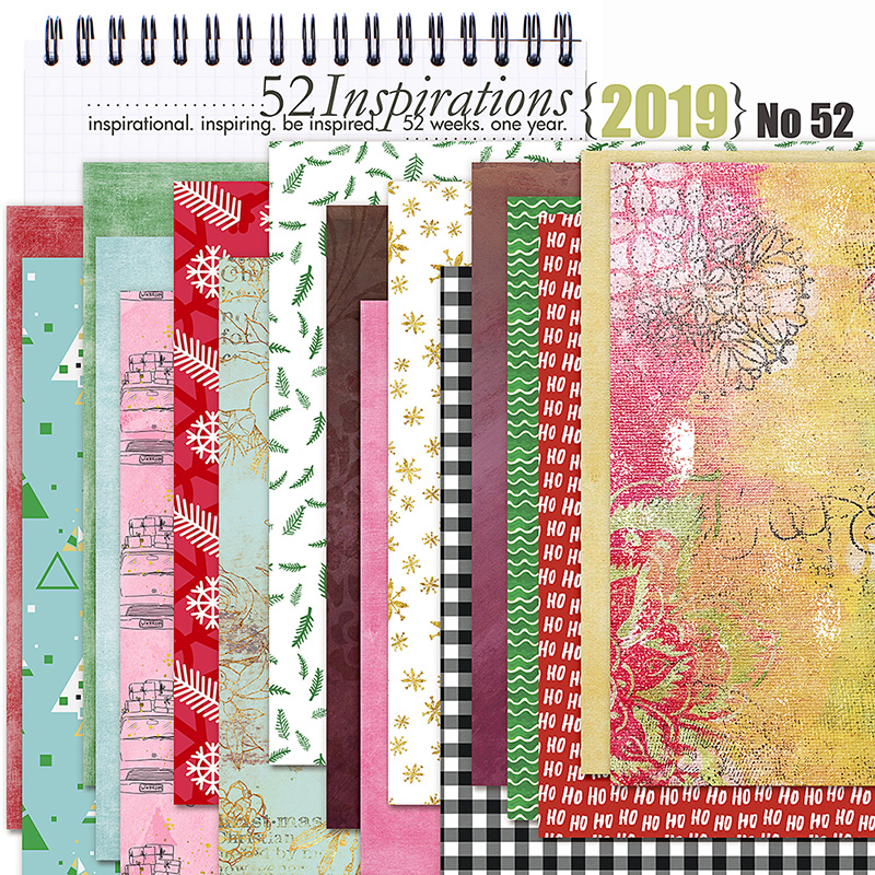 52 Inspirations 2019 No 52 Christmas Inspired Papers