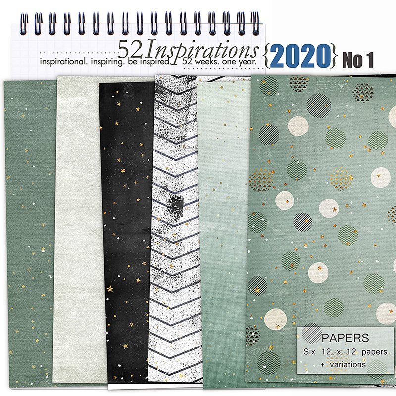 52 Inspirations 2020 No 01 The Best Life Papers by Vicki Stegall