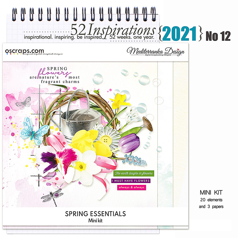 52 Inspirations 2021 No 12 Spring Essentials Mini Kit by Mediterranka