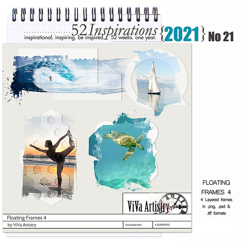 52 Inspirations 2021 No 21 Floating Frames 4 by ViVa Artistry 