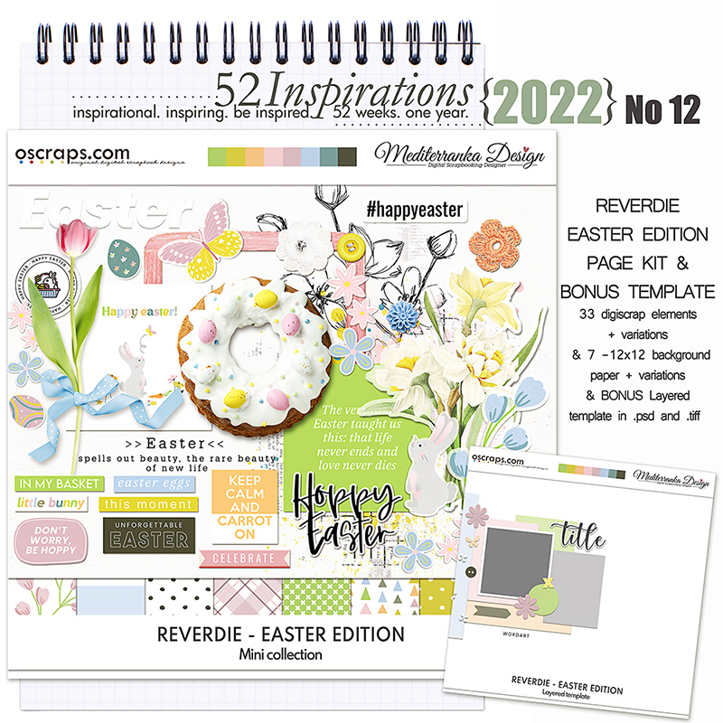 52 Inspirations 2022 No 12 Reverdie Easter Editions by Mediterranka