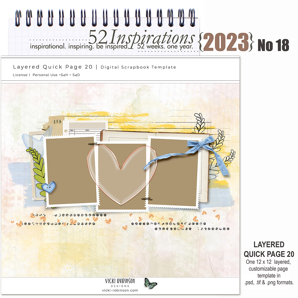 52 Inspirations 2023 No 18 Layered Quick Page 20 Vicki Robinson Family Stories