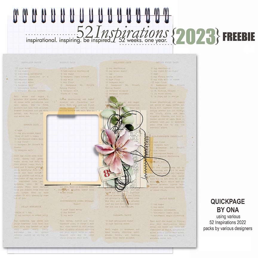 52 2023 Timeless Freebie