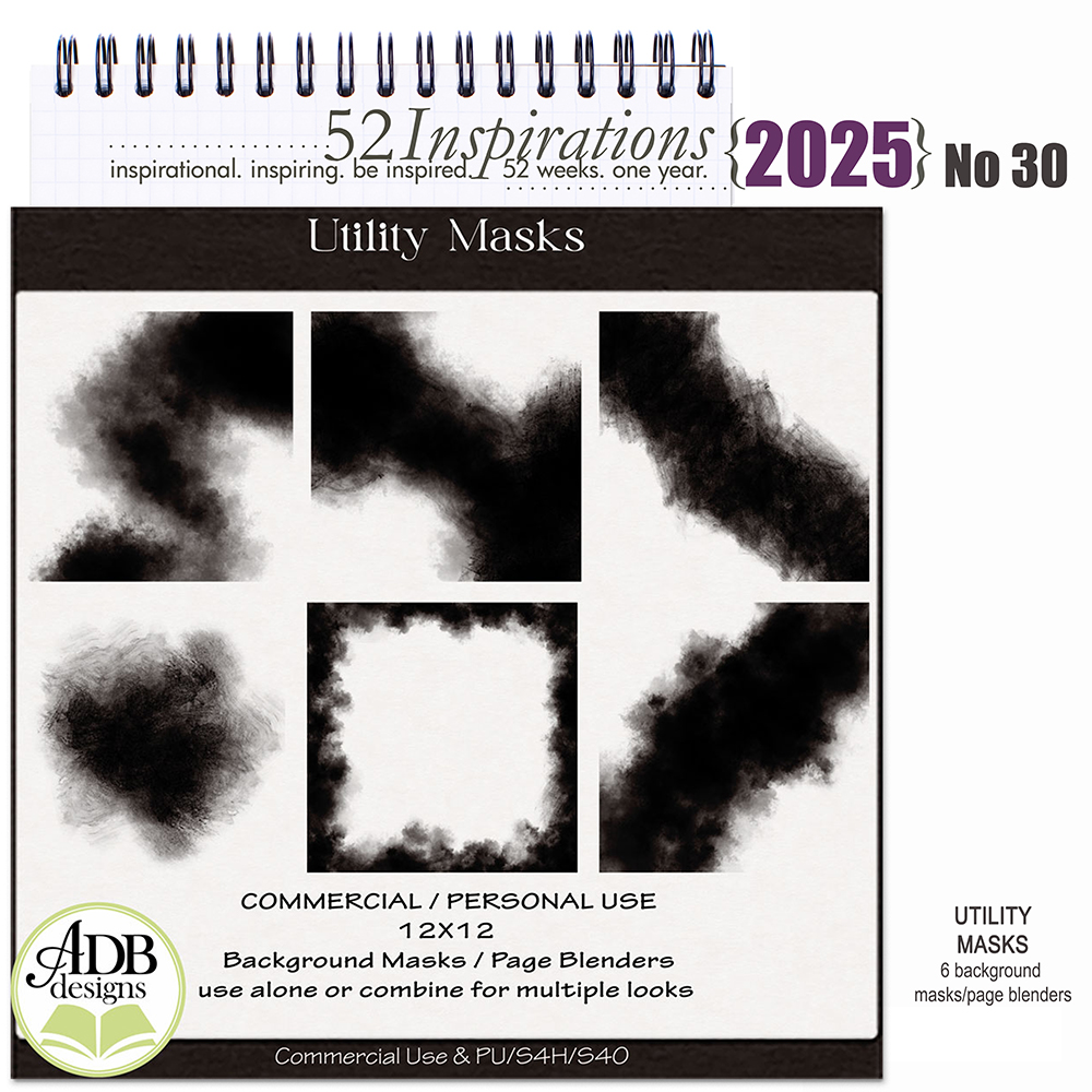 52 Inspirations 2025 no 30 Utility Masks by ADB Designs - CU/PU