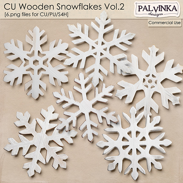 CU Wooden Snowflakes 2